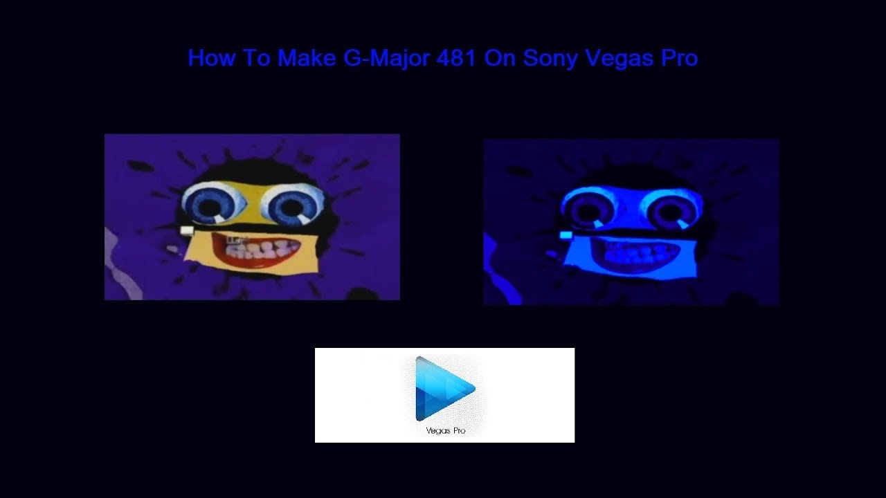 How To Make G-Major 481 On Sony Vegas Pro (New Effect)