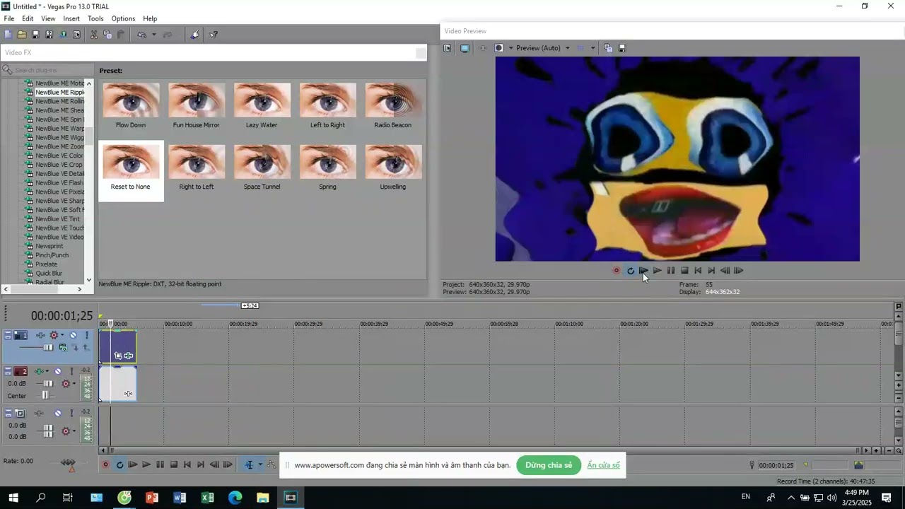 How To Make I Sused X on Sony Vegas Pro