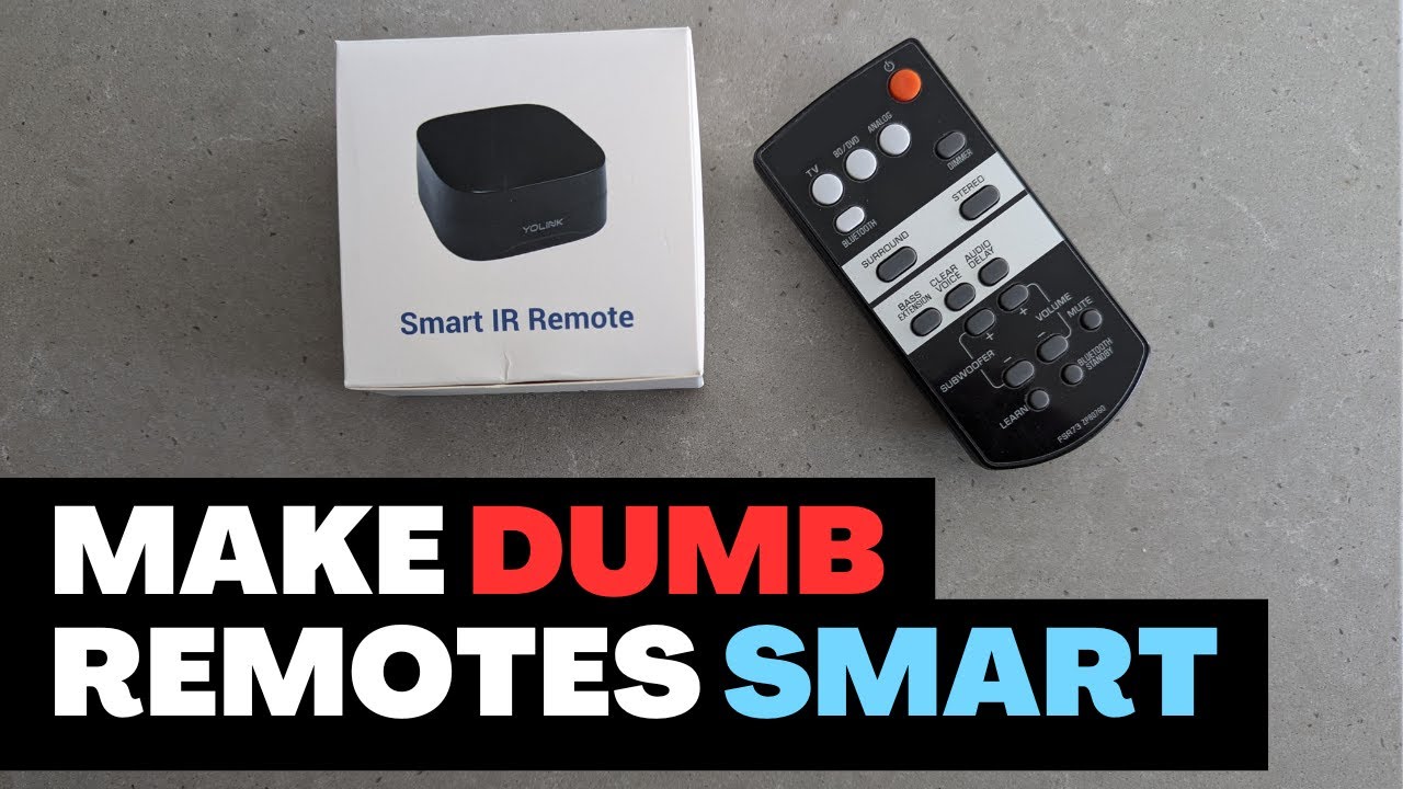 How to Make Infrared Remote Controls Smart! YoLink Smart IR Remote Controller. Smart Home Automation