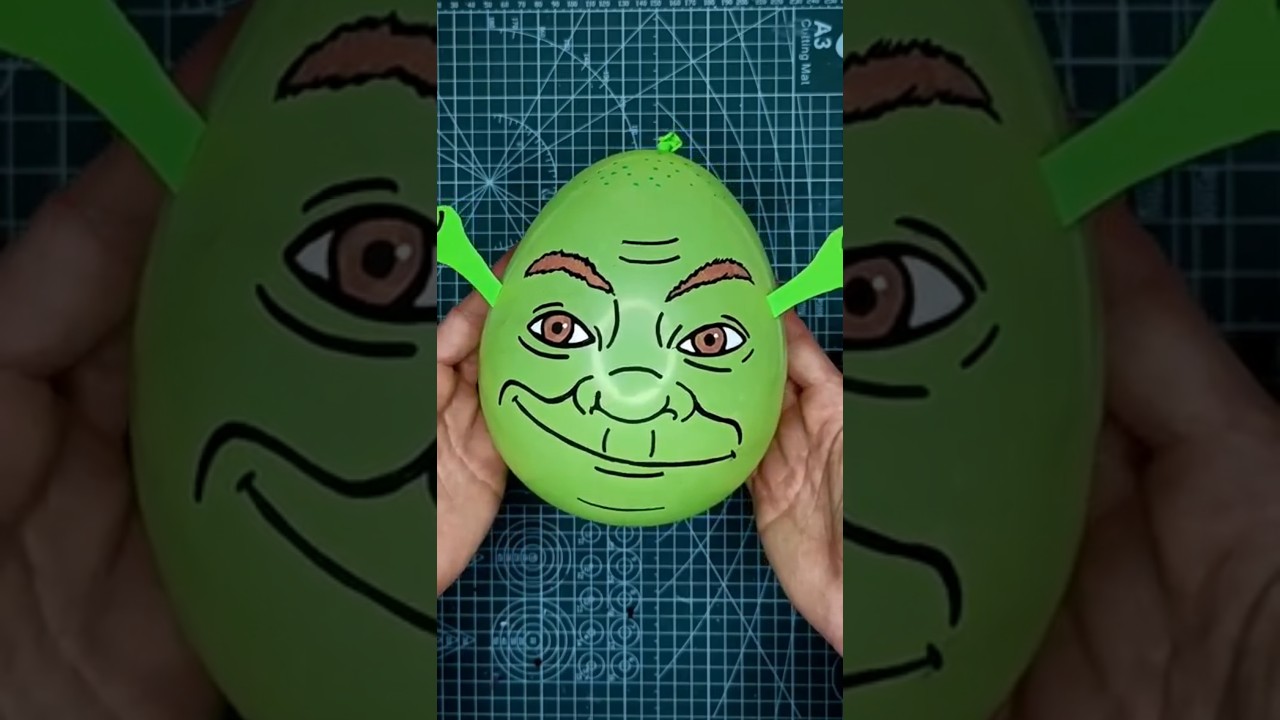 How to make Shrek in a balloon that cannot be collapsed 🎈