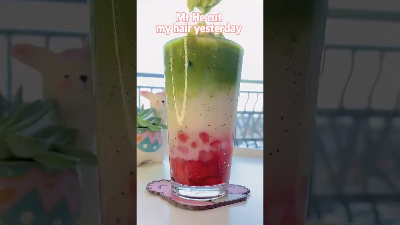 How to make strawberry bobas at Home 🍓