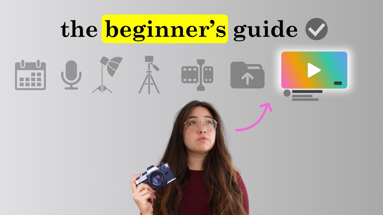 how to make your FIRST YouTube video in 2025