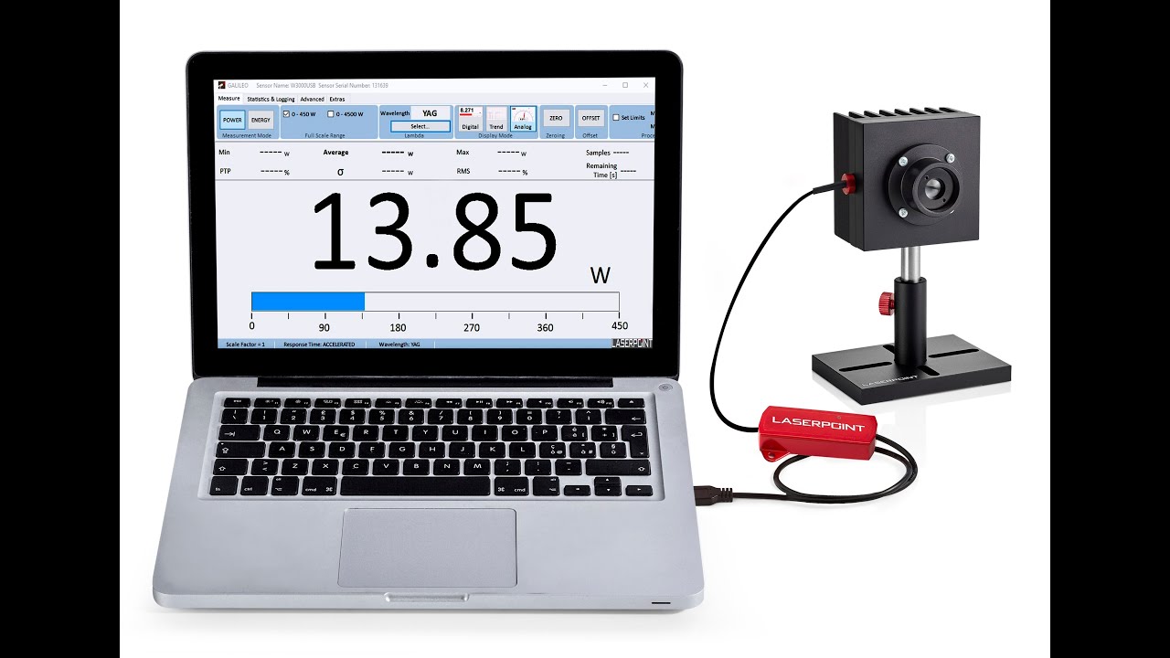 How to measure multi kW Lasers using our Calorimeter