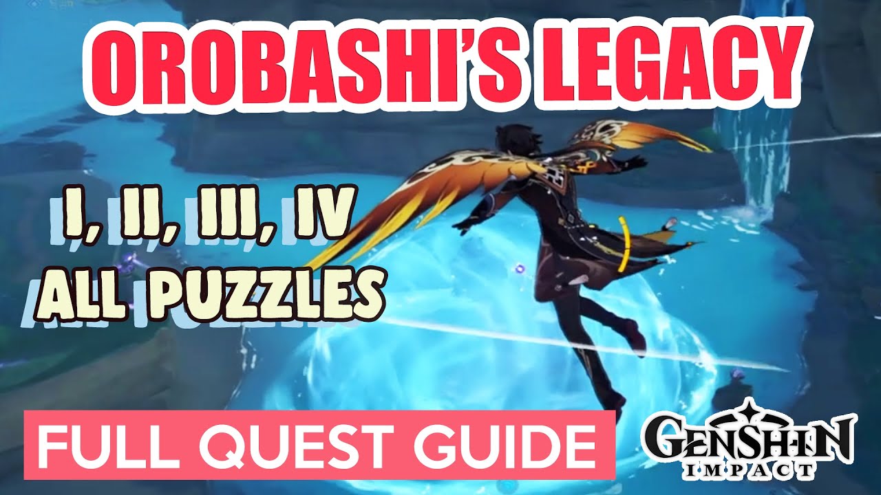 How to: Orobashi’s Legacy: Part I, II, III, IV 🌟 FULL QUEST GUIDE | Genshin Impact