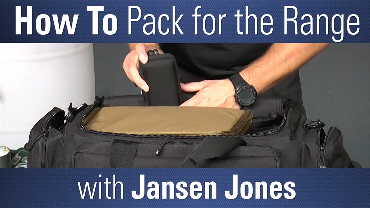 How to Pack for the Range with Jansen Jones - Opticsplanet.com