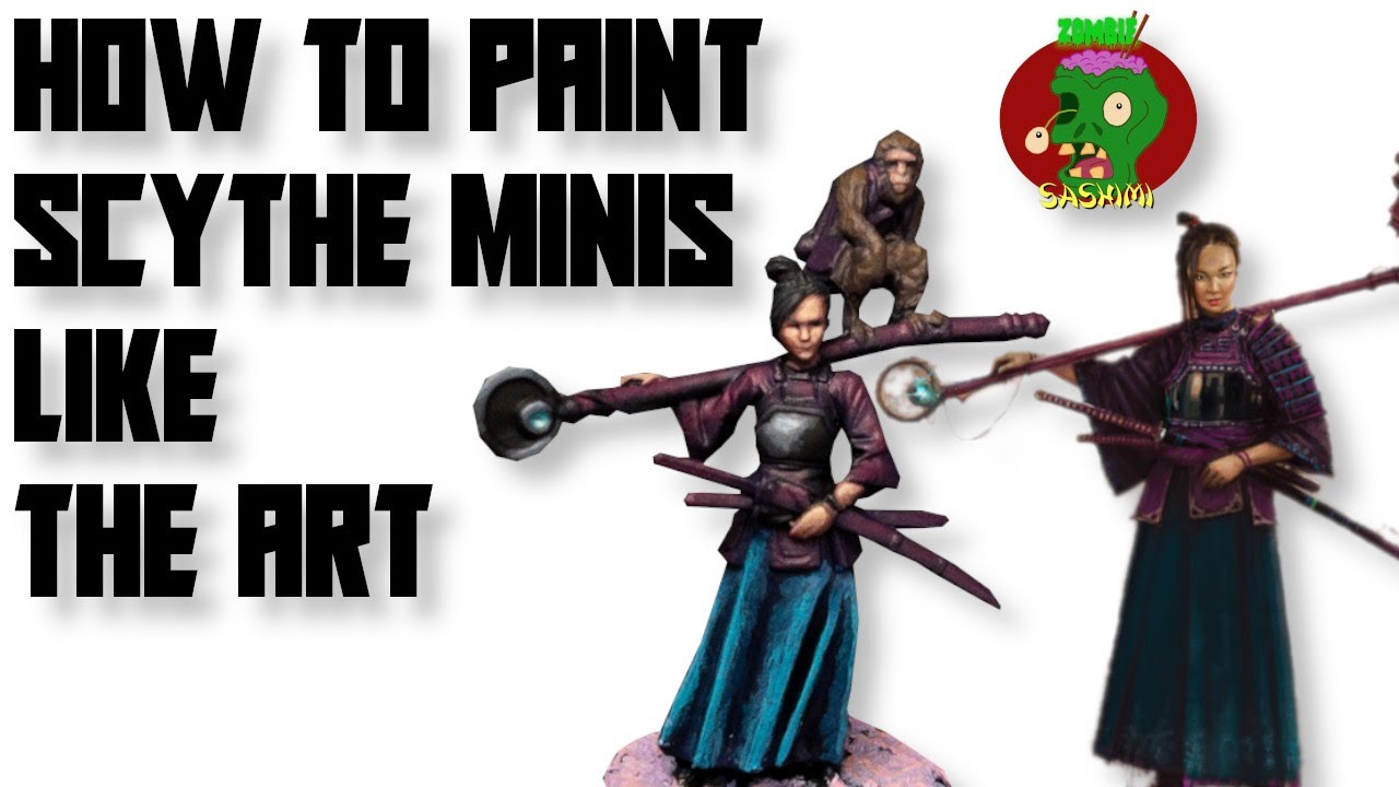How to Paint Miniatures like the Artwork - Scythe Board game miniature painting