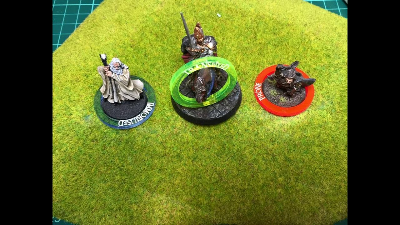 How to Paint the font on status markers!!!