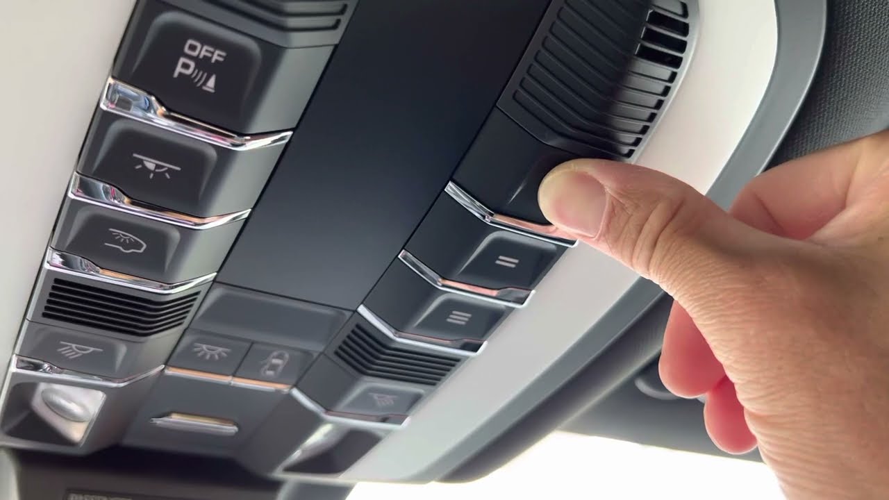 How to Pair a Garage Door Opener to the HomeLink System in a Porsche Macan