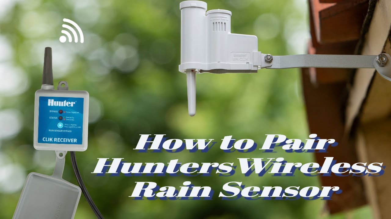 How to Pair Hunter's Wireless Rain Sensor