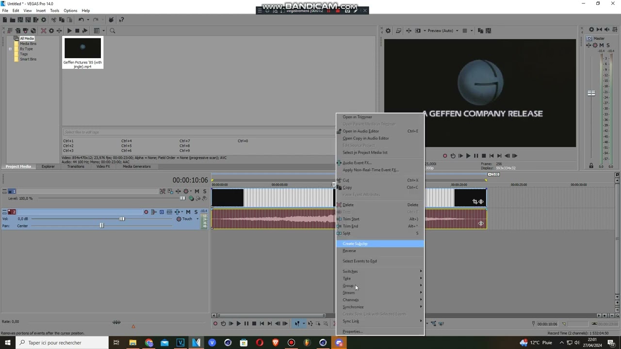 How To PAL Pitch a source correctly on Vegas Pro