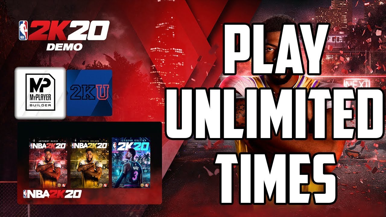 HOW TO PLAY NBA 2K20 DEMO UNLIMITED TIMES (PS4) 😎💯😱🚀