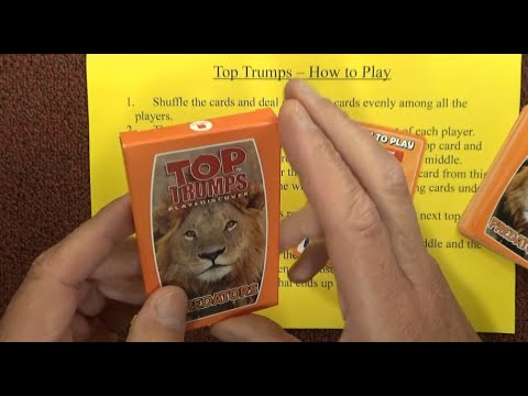 How to Play Top Trumps - Family Card Game - MacDonald's Happy Meal Game - Step by Step Tutorial
