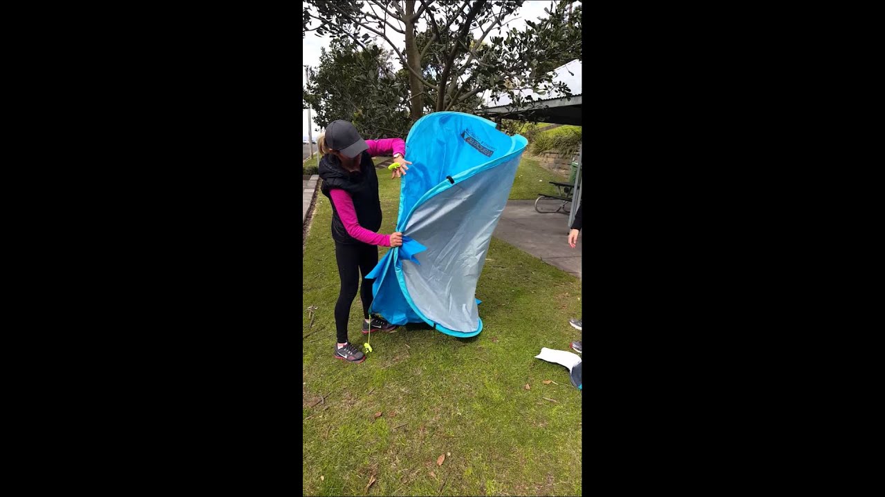 How to pop down the wanderer pop up tent in 22sec