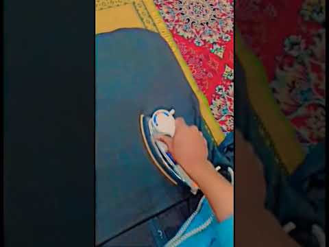 how to press the clothes | desi clothes pressing #viralshorts