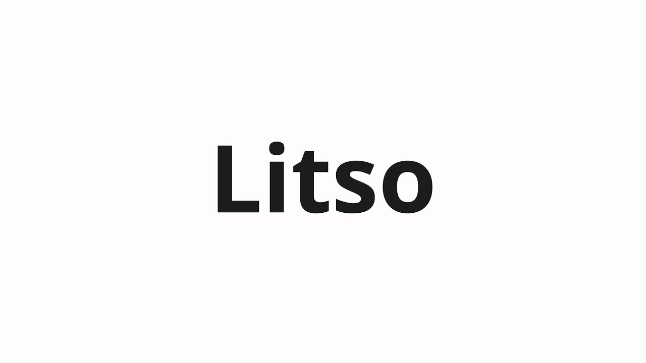 How to pronounce Litso | Лицо (Face in Russian)
