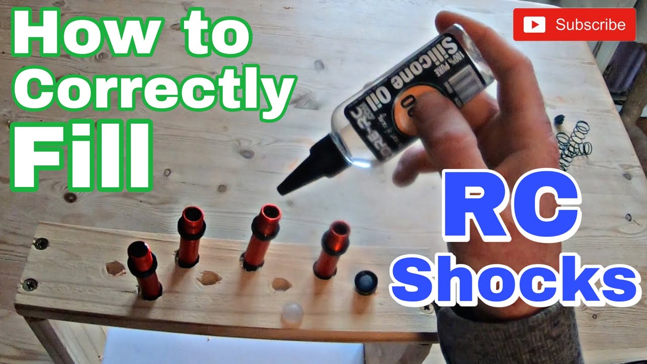 How To Properly Fill RC Shocks With Oil - The Correct Way - RC Suspension