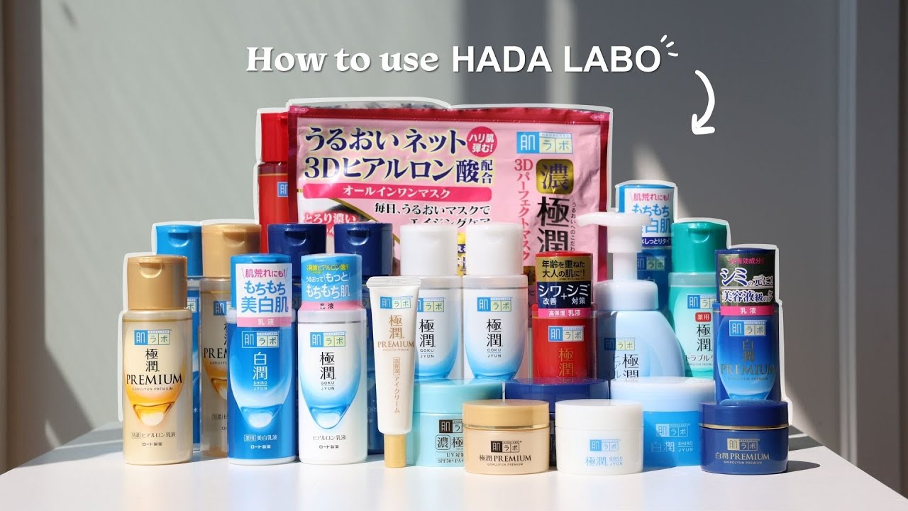 how to *PROPERLY* use Hada Labo Japan products!