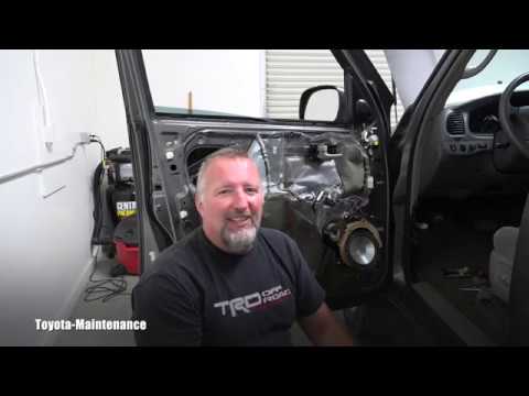 How to remove door panel on Toyota Sequoia