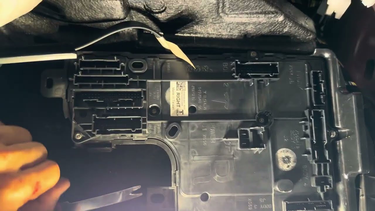 How to replace right body controller (vcright) Tesla model Y