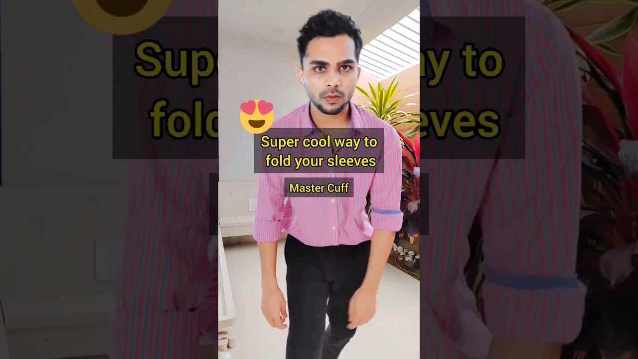 How to roll shirt sleeves / master cuff #shorts