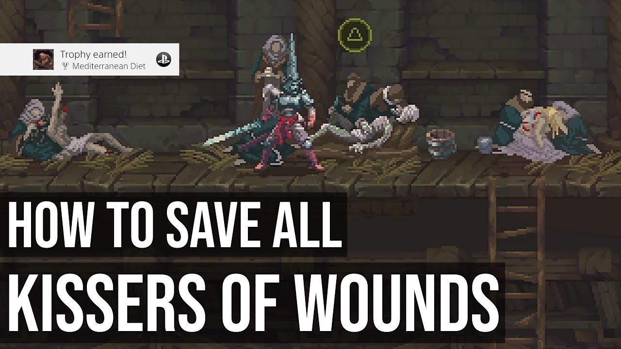 How To Save All Kissers of Wounds (Mediterranean Diet Trophy) - Blasphemous