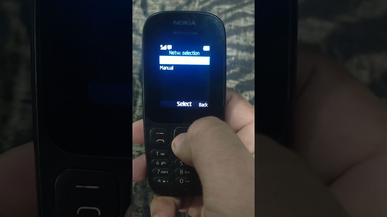 how to set network search in nokia 105 #nokia #settings