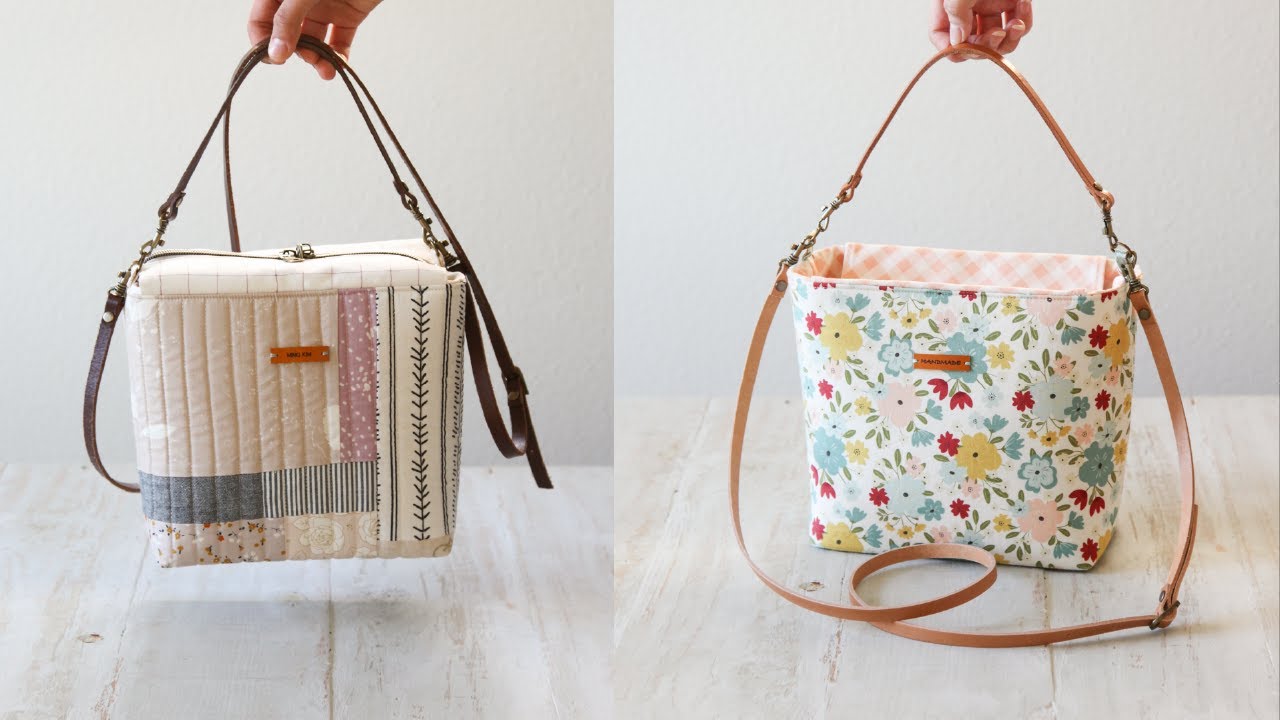 How to sew a Daily Mini Tote Bag | DIY Bag | Beginner Sewing
