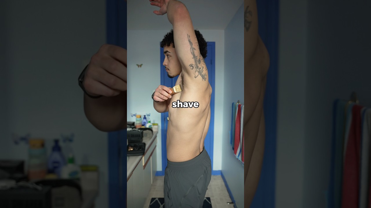 How to Shave Your Armpit Hair For Men