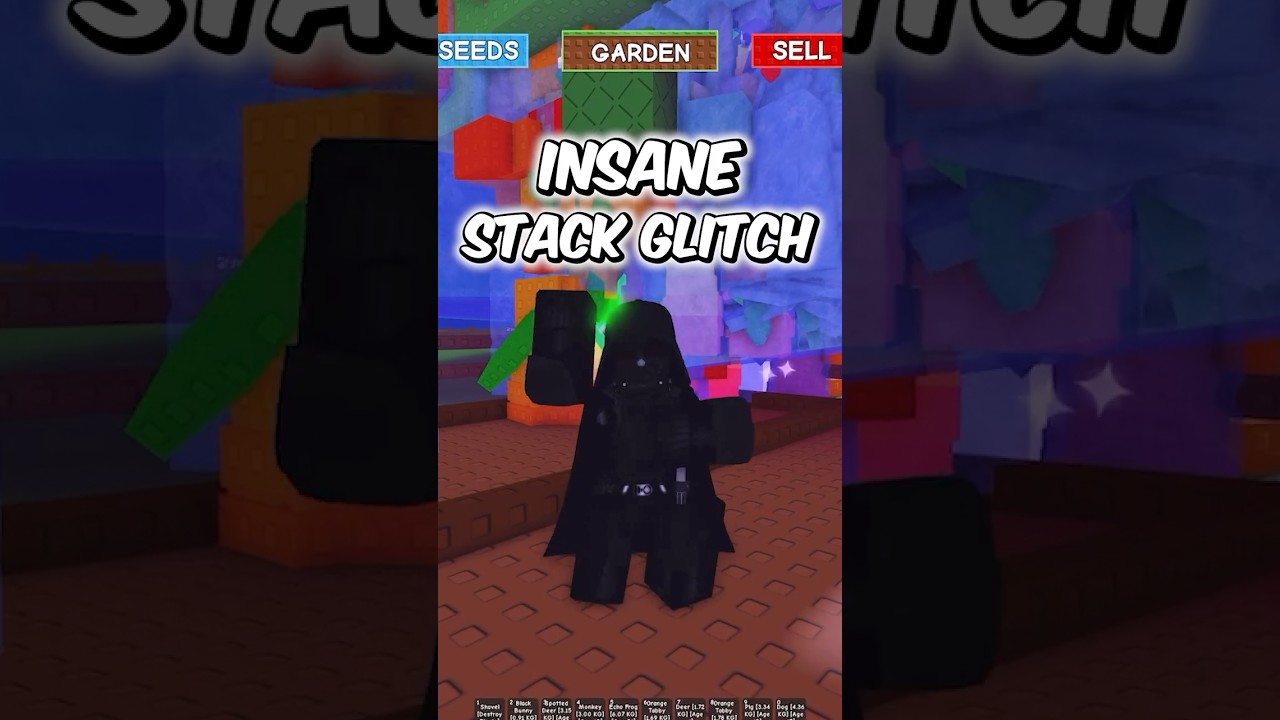 How to STACK Plants in Grow a Garden (Roblox Glitch)