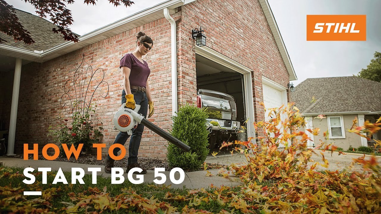 How to Start: BG 50 | STIHL Tutorial