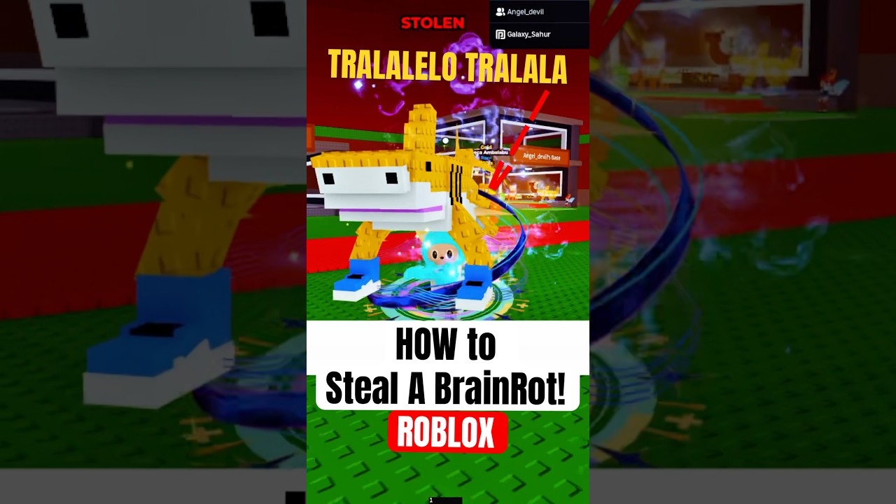 How to STEAL Italian Brainrot in Roblox! #shorts #roblox #funny