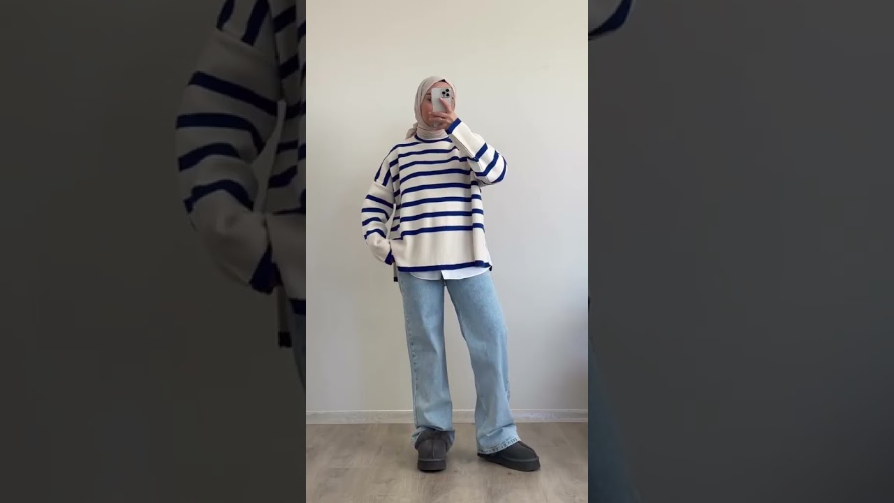 How to style a basic jeans for hijab
