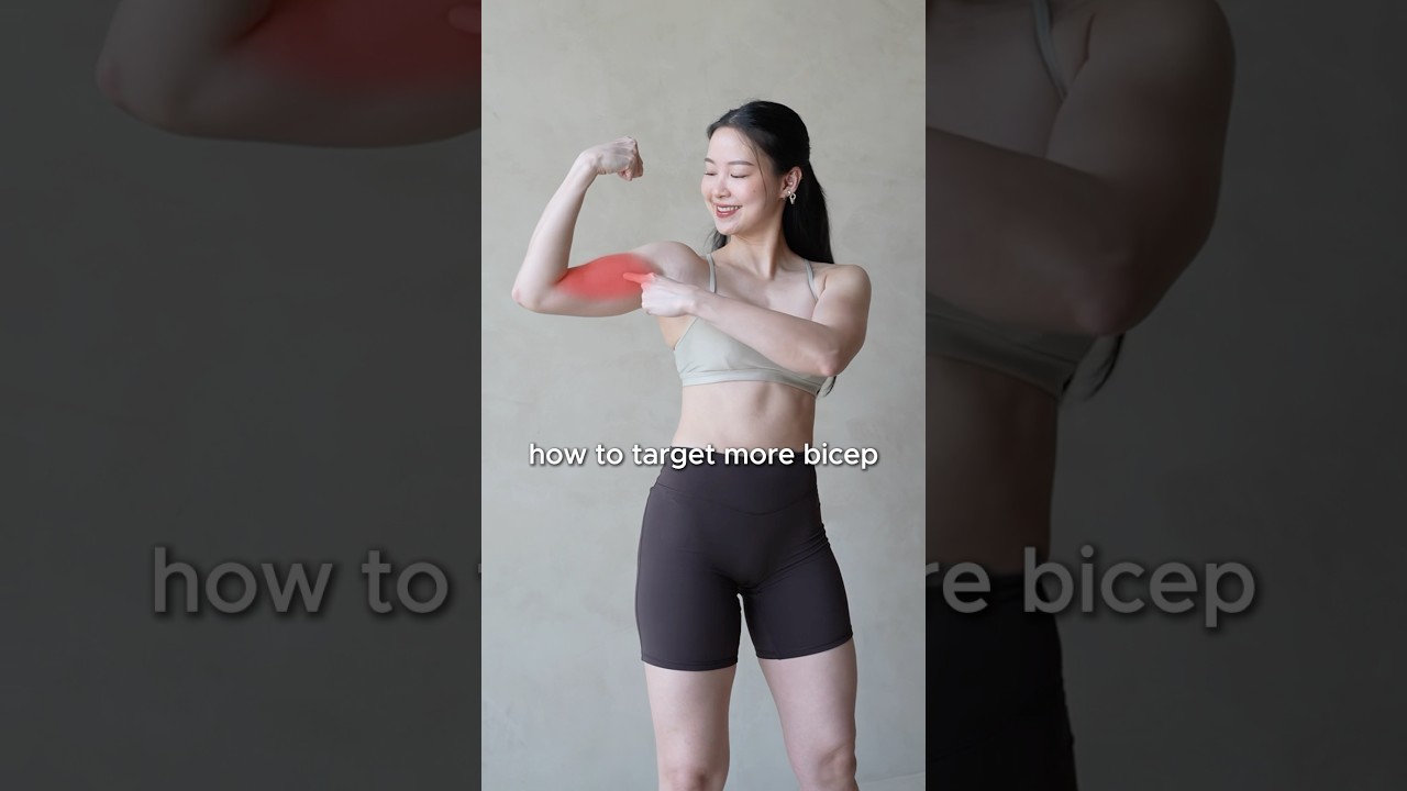 📌How to target more biceps💪