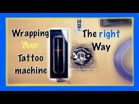 How to tattoo: Wrapping Cheyenne pen / Pen style tattoo machine
