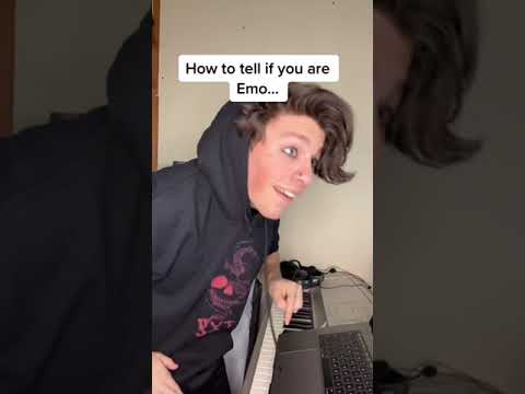 How to tell if you are emo… #emo #goth #emomusic #poppunk #punk #vampire #rockmusic #emoboy