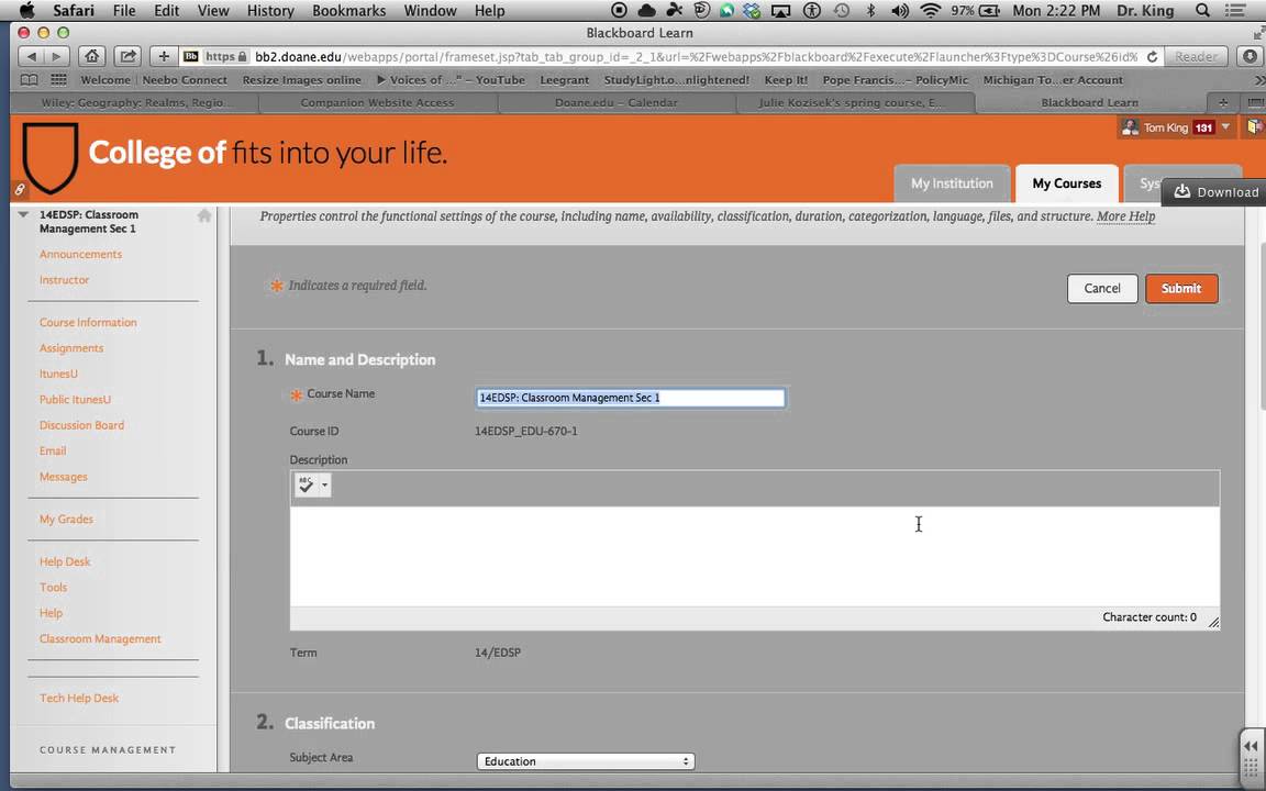 How to turn off your Bb site!