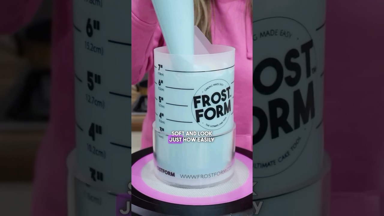 How to use American Buttercream with Frost Form to make perfect cakes 🩷
