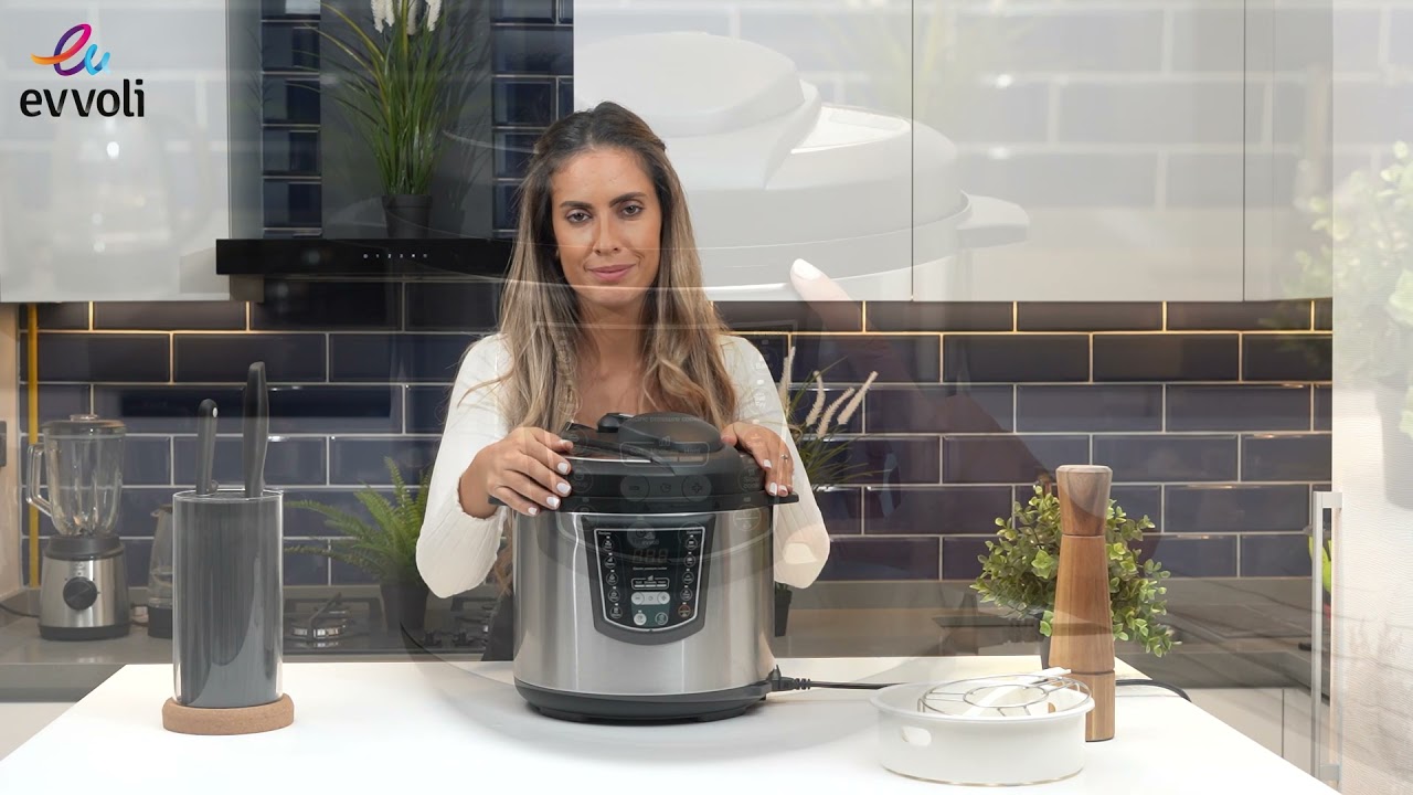 how to use an evvoli Pressure Cooker