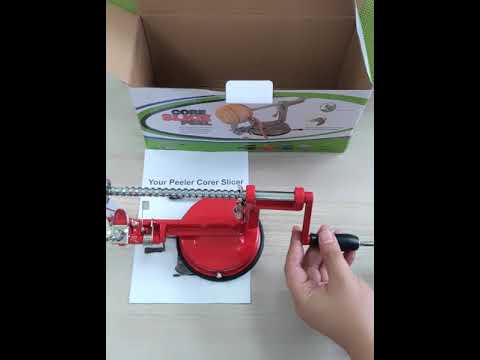 How to Use Apple Peeler Corer Slicer