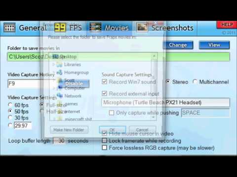 How to use fraps 3.4.5