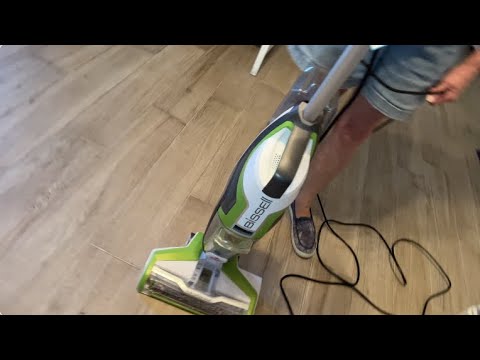 How to use the Bissell cross wave multi surface floor cleaner