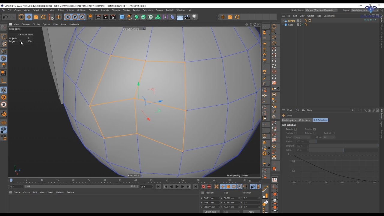 How to use Tools in Cinema 4D R23 Tutorial | Part 02