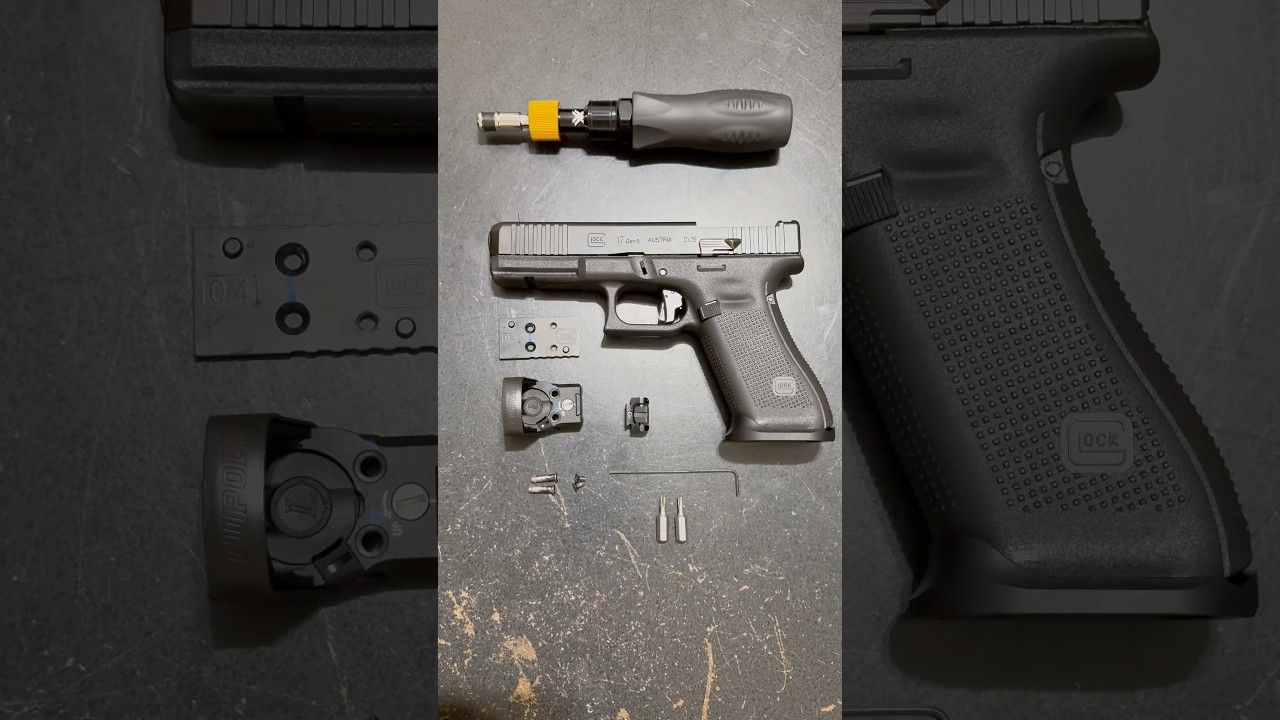 #howto Install Leupold Delta Point Pro #reddot On Your Glock 17/Pistol #optic #9mmgun #2ndamendment