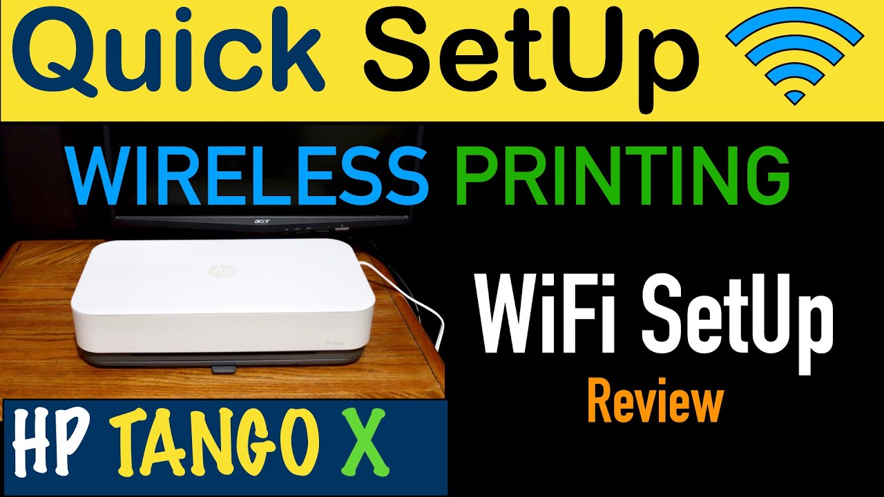HP Tango X Printer Quick SetUp, WiFi SetUp, Install SetUp Ink, Wireless Printing & Review !!