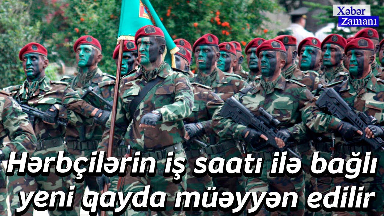 Hərbçilərin iş saatı ilə bağlı yeni qayda müəyyən edilir