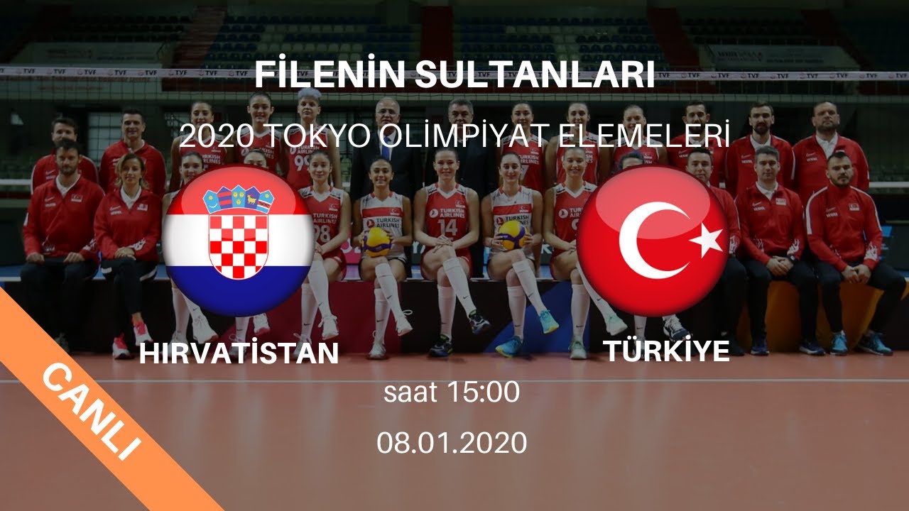 Hırvatistan - Türkiye | 2020 Tokyo Olimpiyat Elemeleri