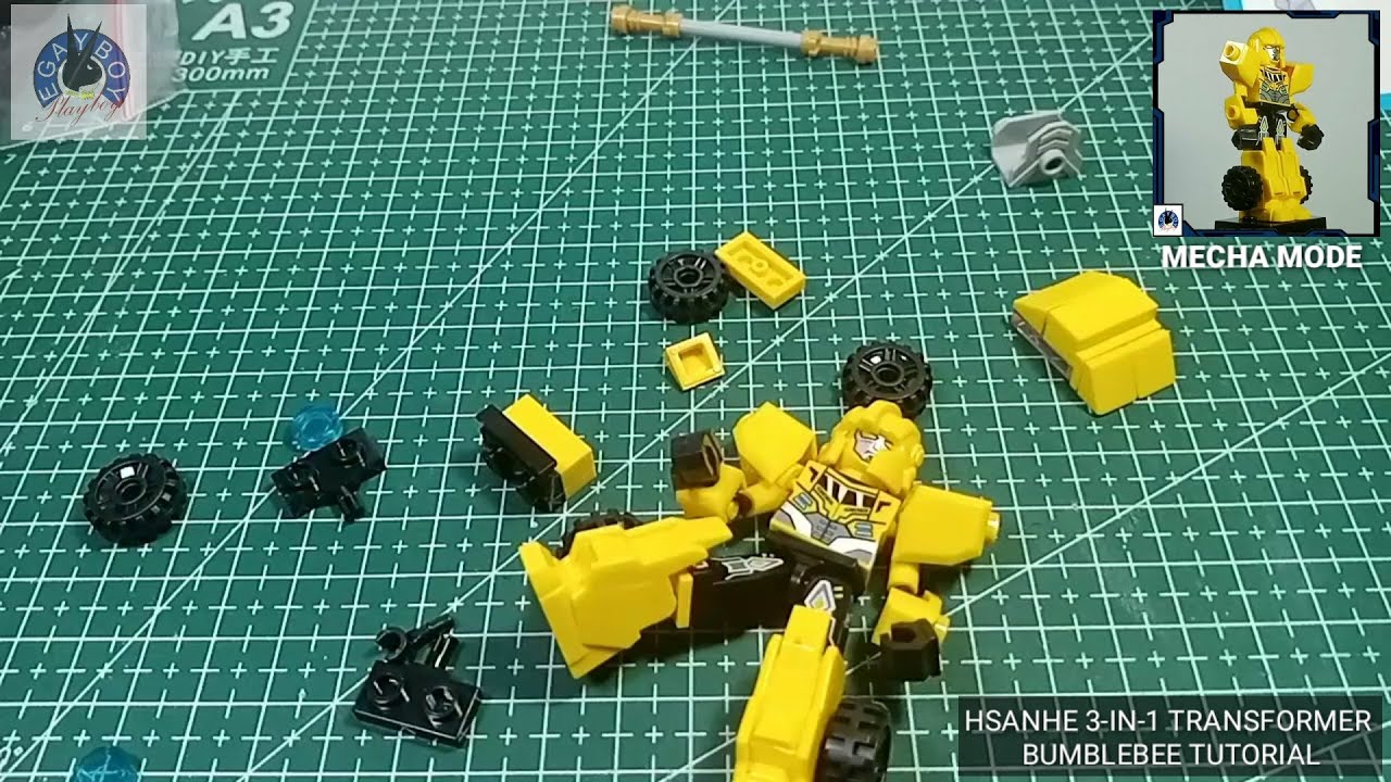 HSANHE 3-in-1 Bumblebee Tutorial