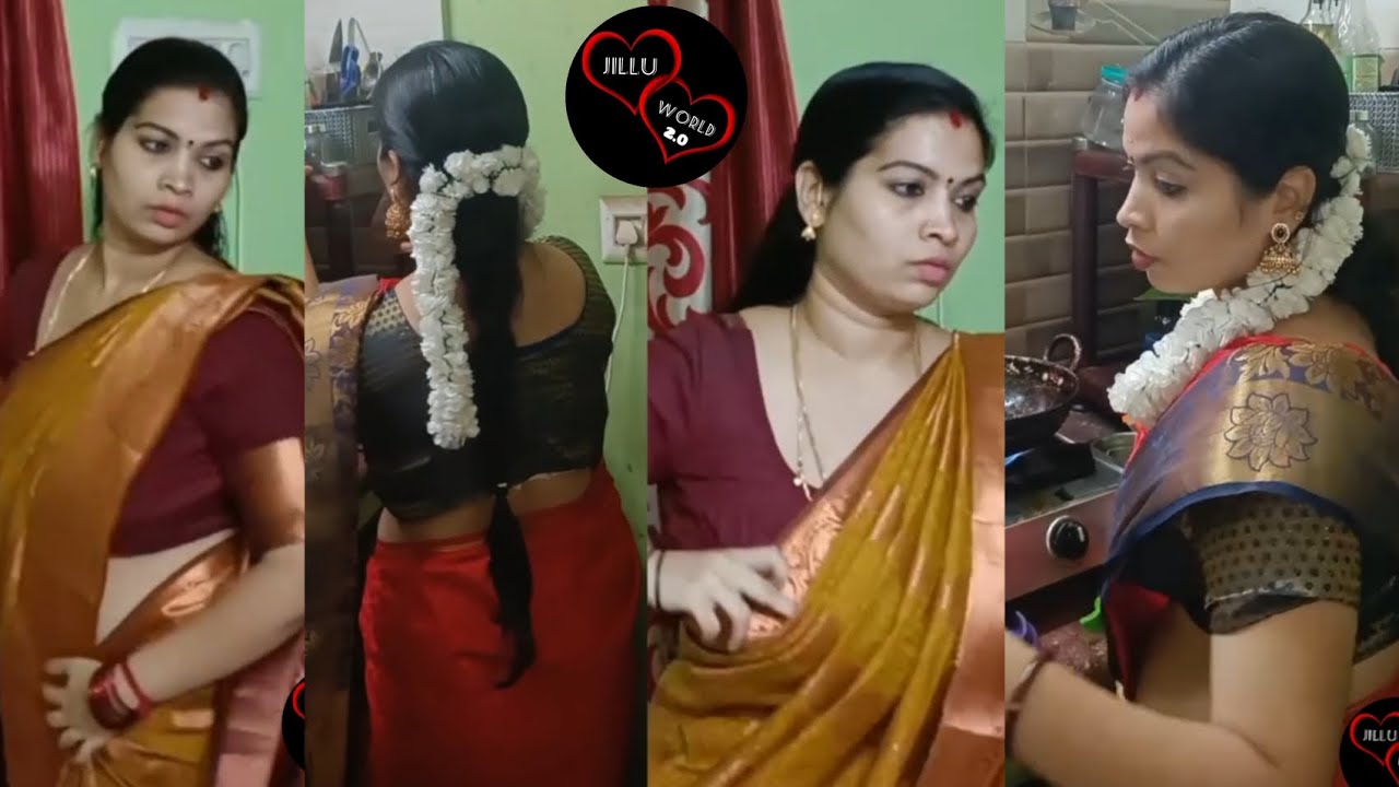 Høt edits😉& hip show😜of devika elangovan #hip #navel #saree #hotlook #sideview