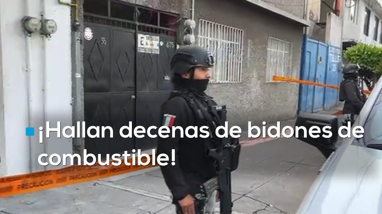 ¡Huachicoleo en Azcapotzalco! La GN resguarda taller y casa con toma clandestina y túnel