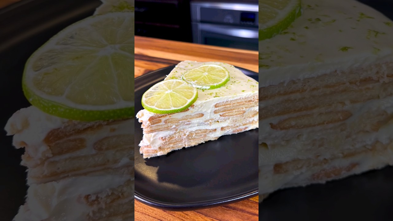 Hubby's Favorite Carlota de Limón Lime Cake Dessert Recipe #shorts